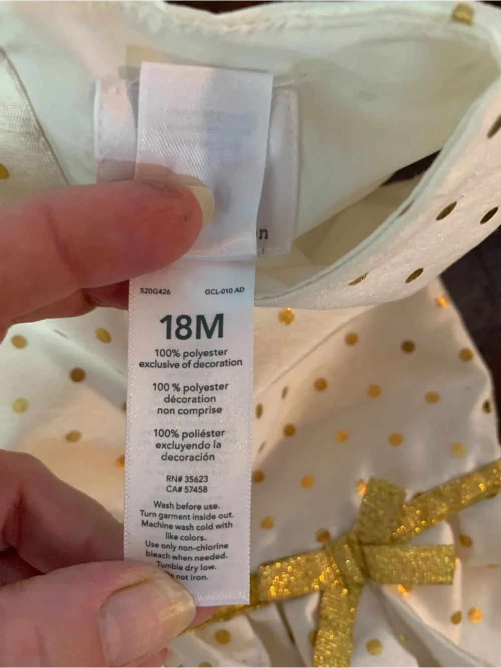Carter’s 18M special occasion dress , never worn